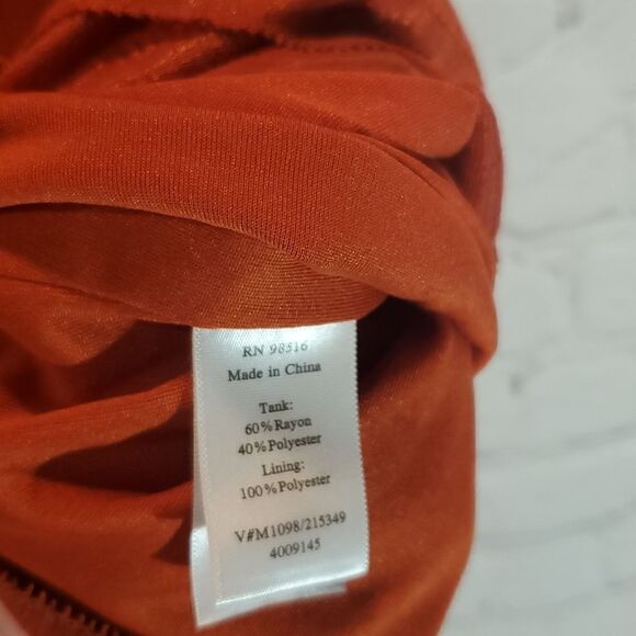 Coldwater Creek orange tank top size XL - Picture 6 of 9